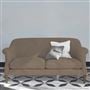 Paris 2.5 Seat Sofa - Tortona - Moleskin - Walnut Leg