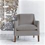 Milan Chair - Tortona - Zinc - Walnut Leg