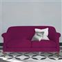 Paris 2.5 Seat Sofa - Cassia - Fuchsia - Walnut Leg