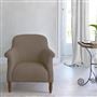 Paris Chair - Brera Lino - Cameo - Walnut Leg