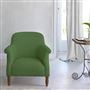 Paris Chair - Brera Lino - Emerald - Walnut Leg