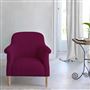 Paris Chair - Cassia - Fuchsia - Beech Leg