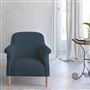 Paris Chair - Tortona - Denim - Beech Leg