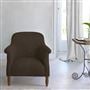 Paris Chair - Tortona - Charcoal - Walnut Leg