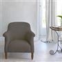 Paris Chair - Tortona - Graphite - Walnut Leg