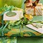 3 Sheets of Hand Marbled Emerald Gift Wrap