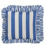 berkeley stripe cobalt cushion