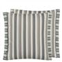 burlington stripe charcoal cushion