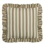 Berkeley Stripe Natural Cushion - Reverse