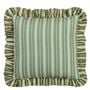 Berkeley Stripe Celadon Cushion - Reverse