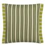 Cork Street Stripe Natural Cushion - Reverse