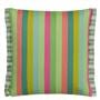 Cork Street Stripe Emerald Cushion