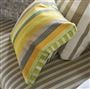 Cork Street Stripe Natural Cotton Cushion