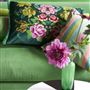 Eleonora Velours Viridian Velvet Cushion