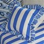 Coussin Berkeley Stripe Cobalt 