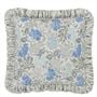 Suffolk Garden Chalk Blue Cushion - Reverse