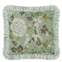 Craven Street Flower Duck Egg Cushion - Reverse