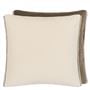 Varese Roebuck & Parchment Velvet Decorative Pillow