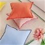 Brera Lino Hibiscus & Peach Linen Cushion