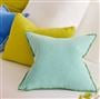 Brera Lino Emerald & Capri Linen Decorative Pillow