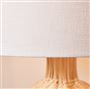 Brera Cobalt Raffia Small Table Lamp