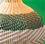 Brera Emerald Raffia Large Table Lamp