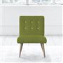 Eva Chair - White Buttons - Beech Leg - Cassia Apple