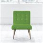 Eva Chair - White Buttons - Beech Leg - Cassia Grass