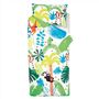 JUNGLE PLAYTIME - LEAF - SINGLE - FITTED SHEET - 90X190CM
