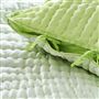 Chenevard Wild Lime & Pale Mint Quilted Pillowcases
