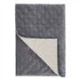 sevanti graphite quilted throw 230x230cm