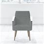 Ray - Chair - Beech Leg - Brera Lino Zinc