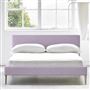 Square Low Bed -  Superking  -  Beech Leg  -  Conway Orchid