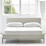 Square Low Bed -  Double  -  Metal Leg  -  Elrick Alabaster
