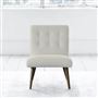 Eva Chair - Self Buttonss - Walnut Leg - Conway Ivory