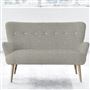 Florence Sofa - White Buttons - Beech Leg - Conway Natural