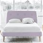 Cosmo Bed - Self Buttons - Single - Beech Leg - Conway Orchid