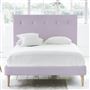 Polka Bed - Self Buttons - Superking - Beech Leg - Conway Orchid
