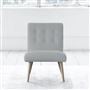 Eva Chair - Self Buttonss - Beech Leg - Conway Platinum