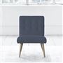Eva Chair - Self Buttonss - Beech Leg - Rothesay Denim