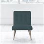 Eva Chair - Self Buttonss - Beech Leg - Rothesay Azure