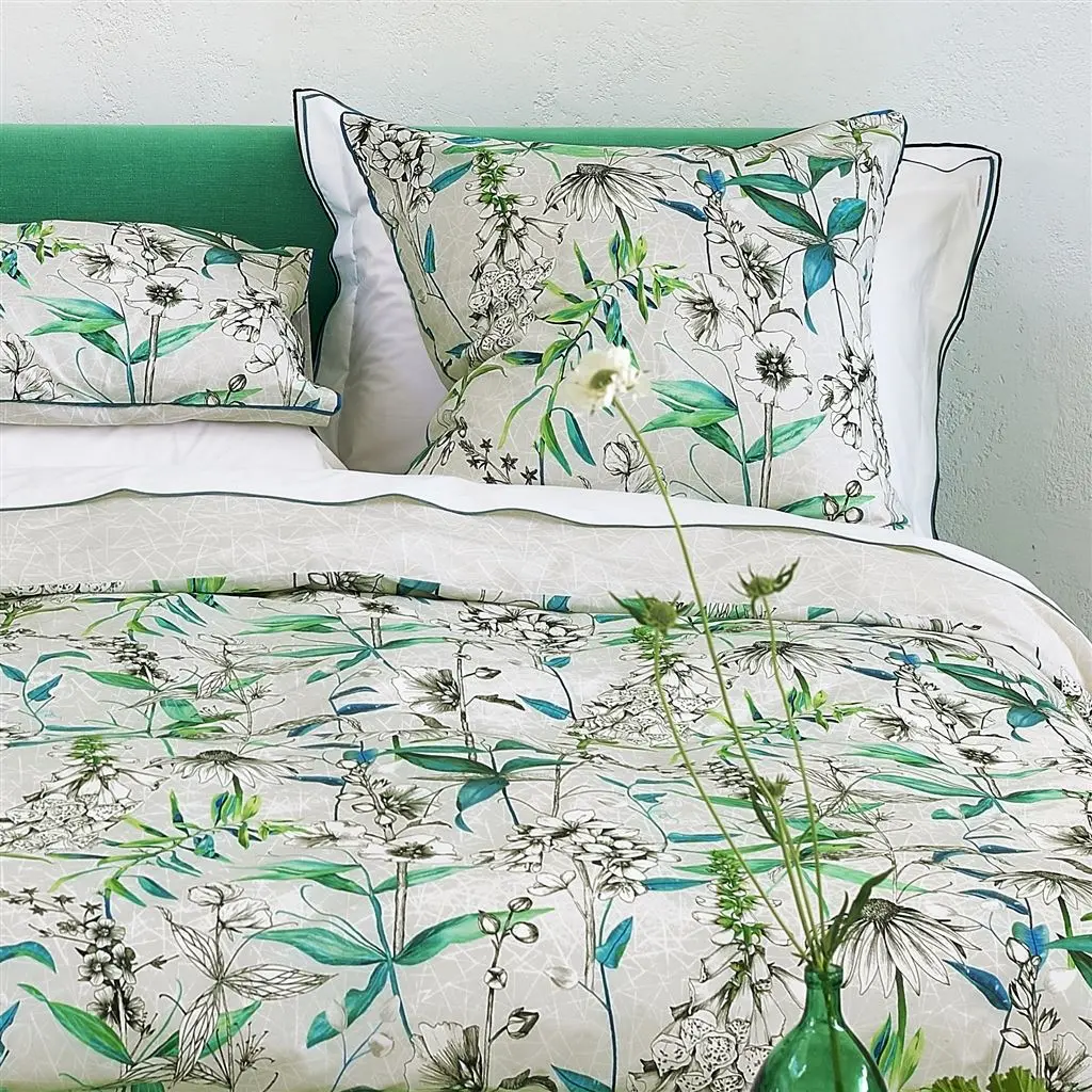 Emilie Emerald Bed Linen Designers Guild