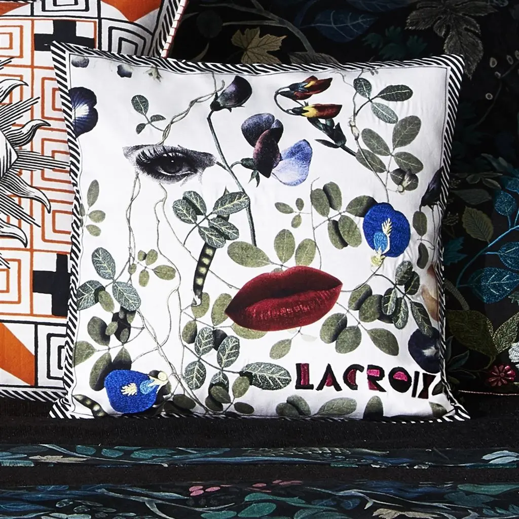 Dame Nature Printemps Cushion Christian Lacroix