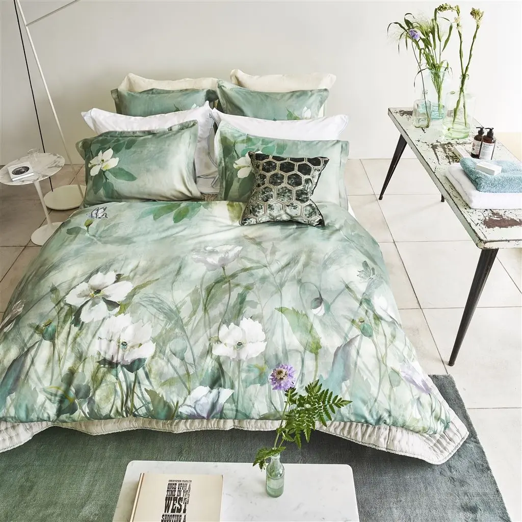 Kiyosumi Celadon Bedding Designers Guild