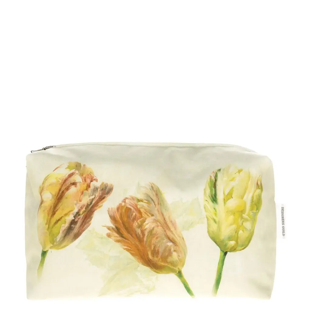 Designers Guild Brera Lino Pebble Large Toiletry Bag