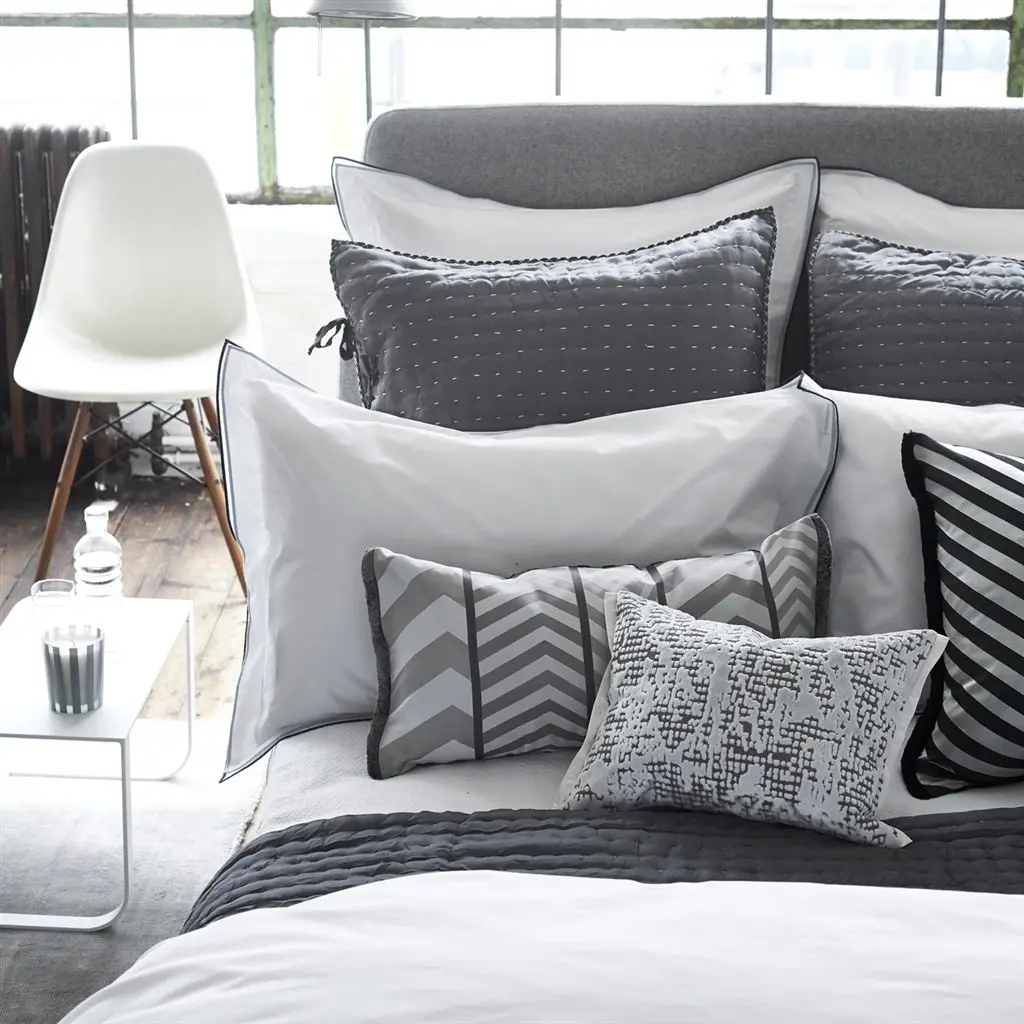 Astor Charcoal And Dove Bedding Designers Guild