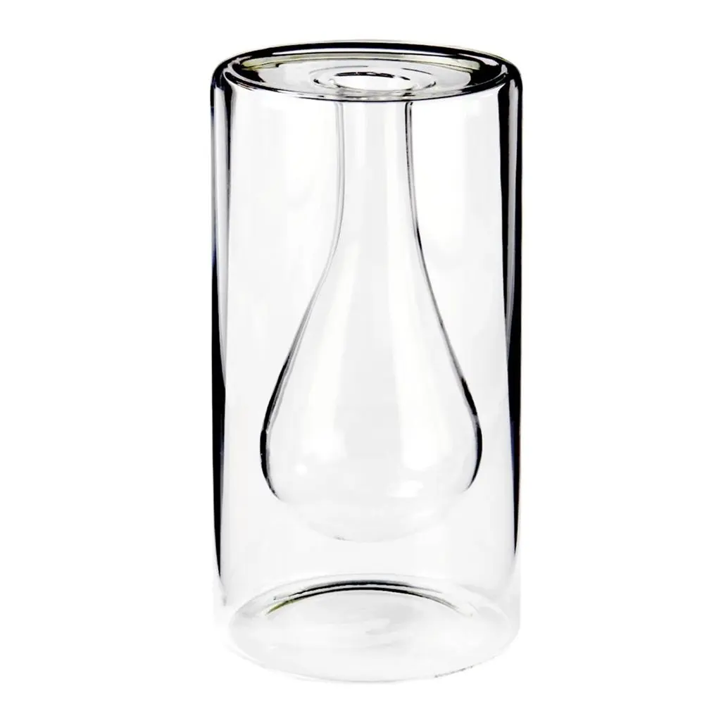 Bearcan Teardrop Clear Glass Vase