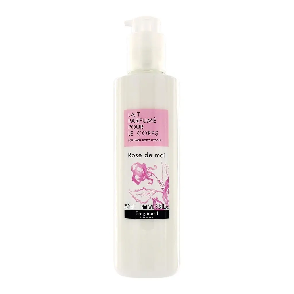 Rose de mai. Perfumed body Lotion Fragonard. Rose lait parfume body Lotion.