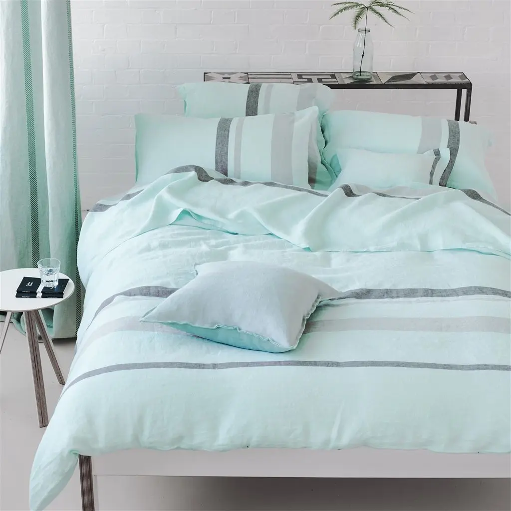 Sentier Aqua Bed Linen Designers Guild