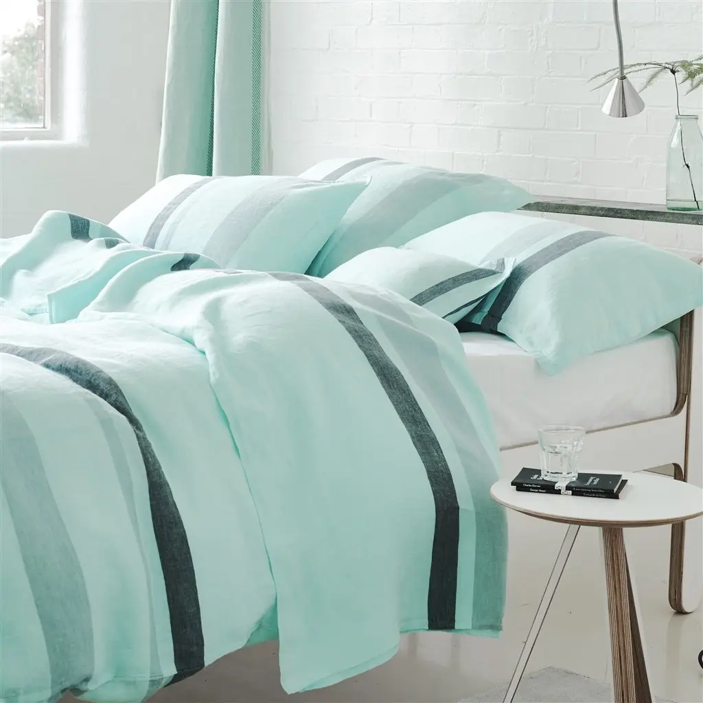 Sentier Aqua Bed Linen Designers Guild